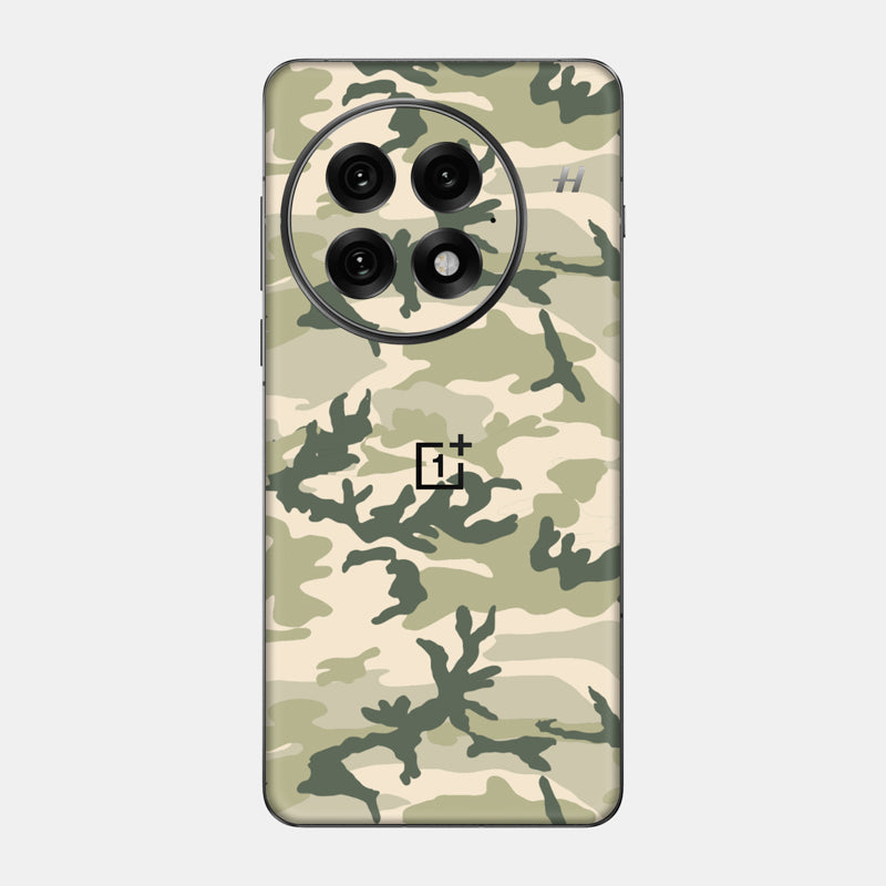 Military Camo Glass Back