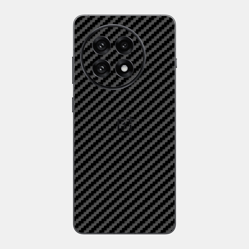 Carbon Fibre Black Glass Back