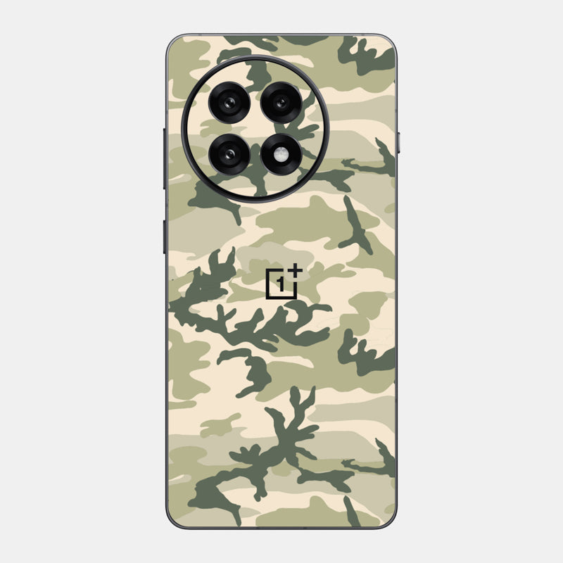 Military Camo Glass Back