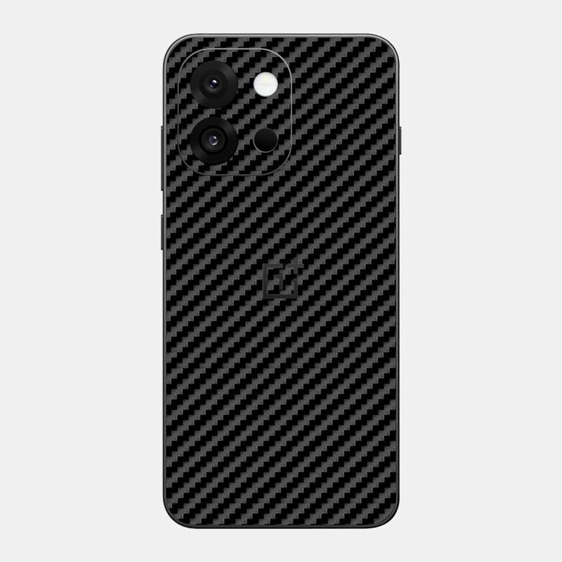 Carbon Fibre Black Glass Back