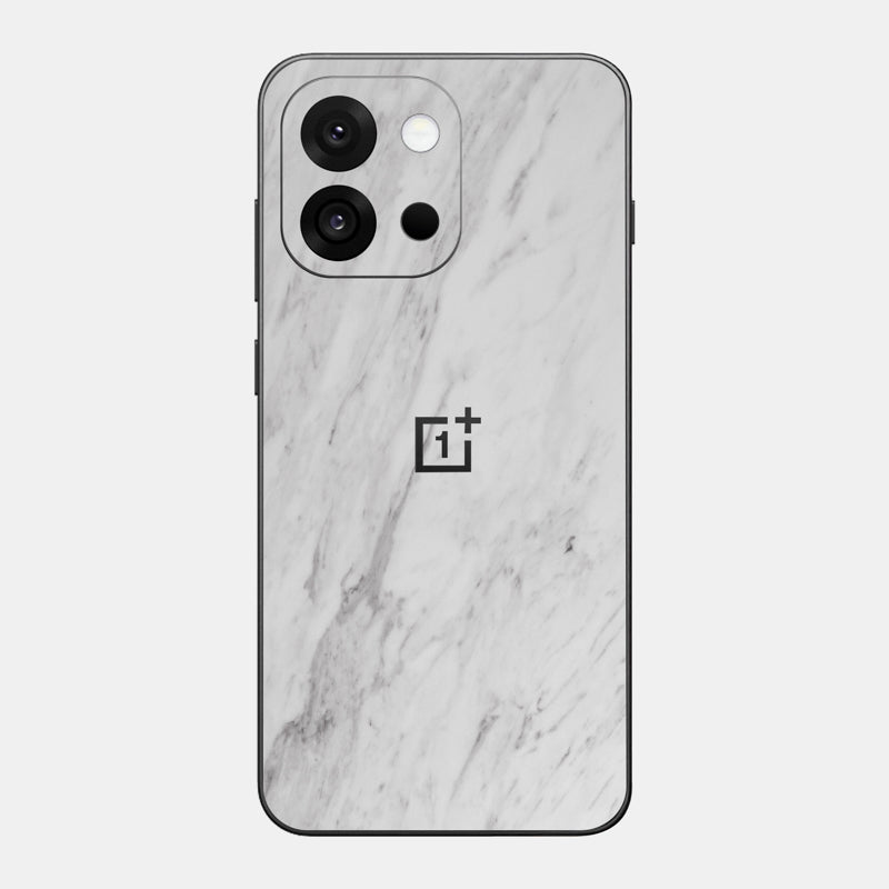 White Marble Glass Back