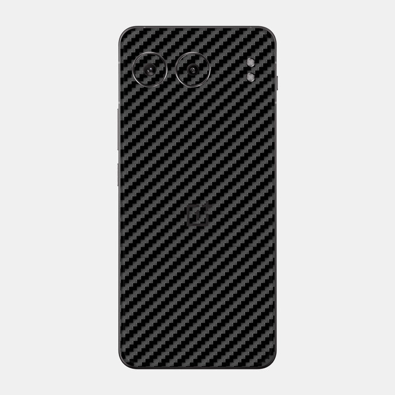 Carbon Fibre Black Glass Back