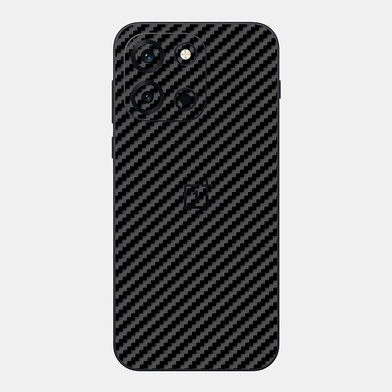 Carbon Fibre Black Glass Back