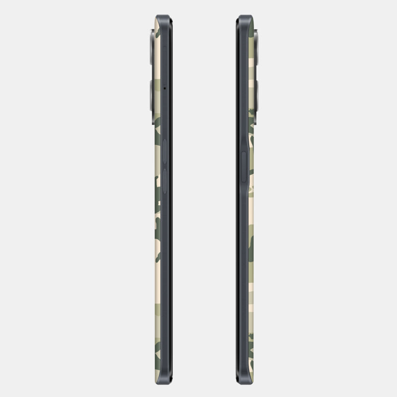 Military Camo Glass Back