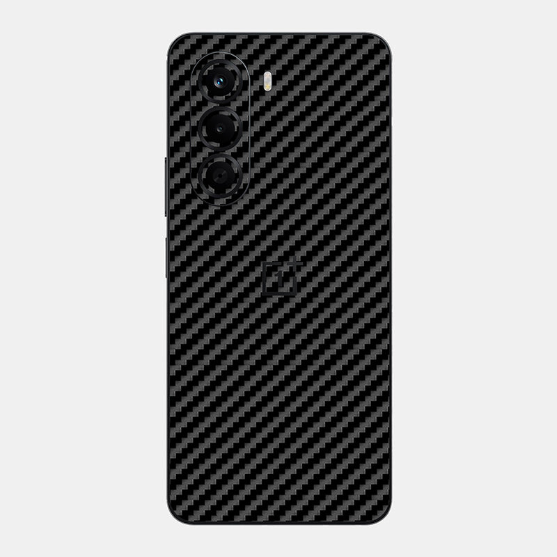 Carbon Fibre Black Glass Back