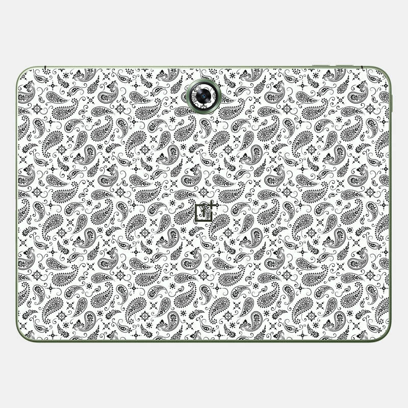 White Paisley Full Body