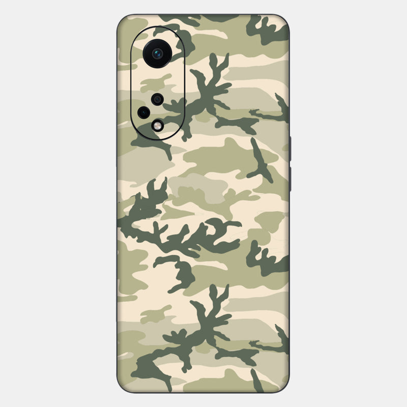 Military Camo Glass Back