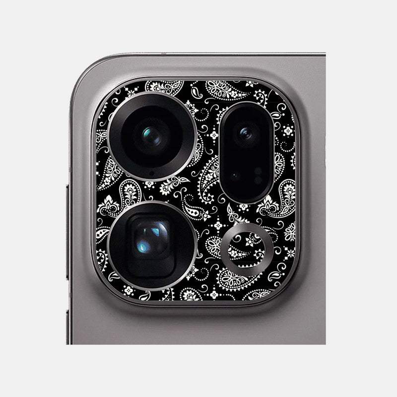 Black Paisley Pack of 2