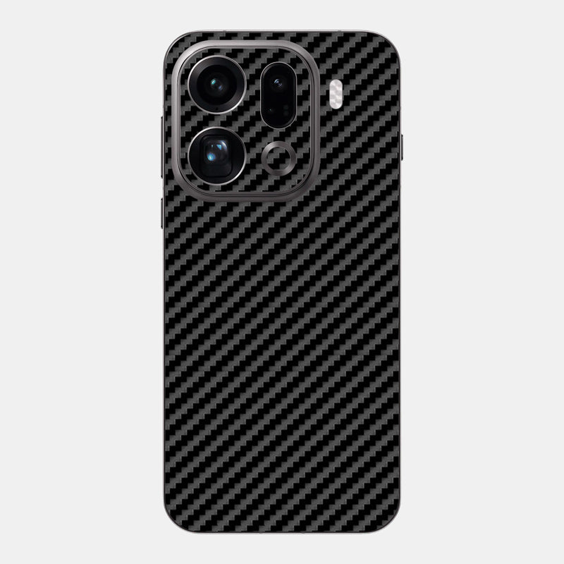 Carbon Fibre Black Glass Back