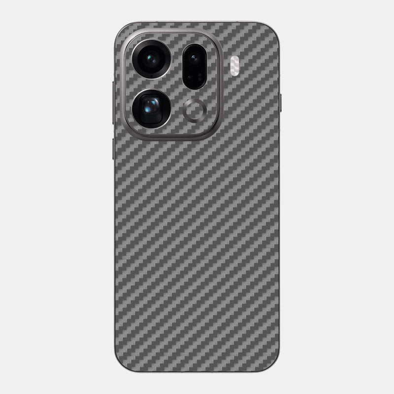 Carbon Fibre Grey Glass Back