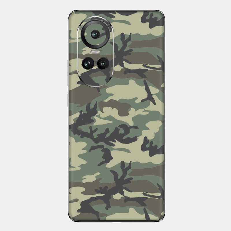 Forest Camo Glass Back