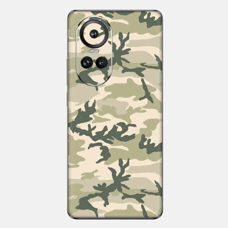 Military Camo Glass Back