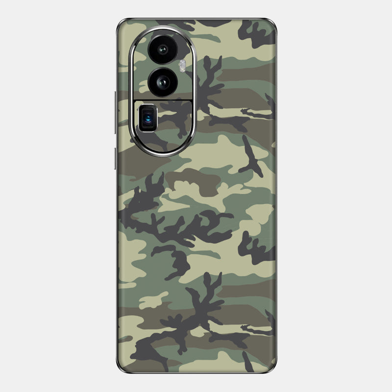 Forest Camo Glass Back