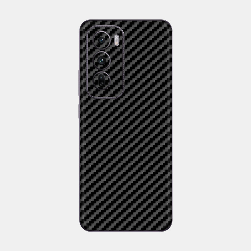 Carbon Fibre Black Glass Back