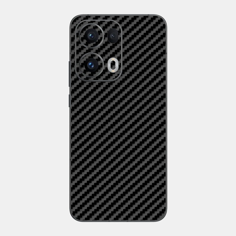 Carbon Fibre Black Glass Back