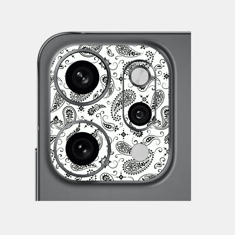White Paisley Pack of 2
