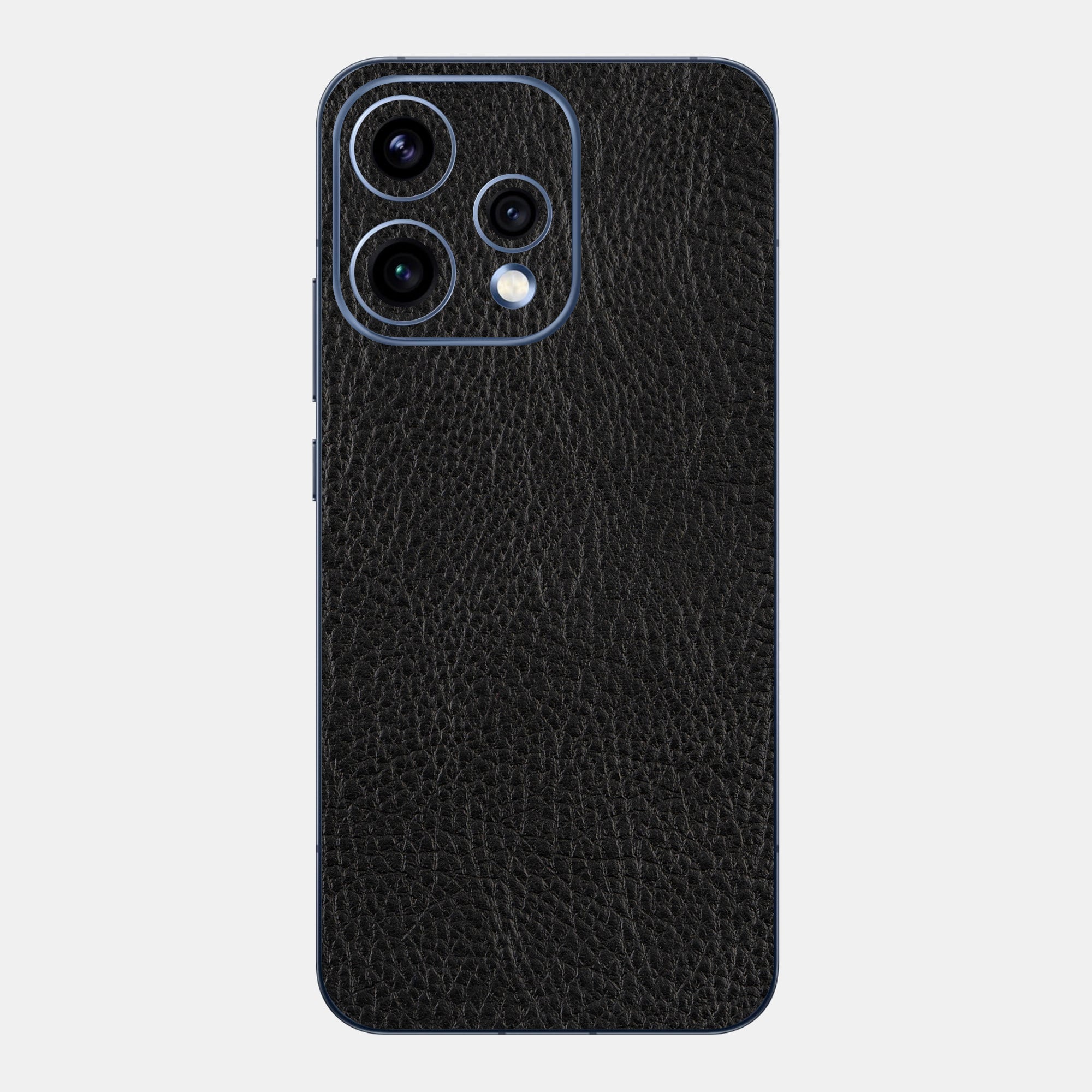 Black Leather Glass Back