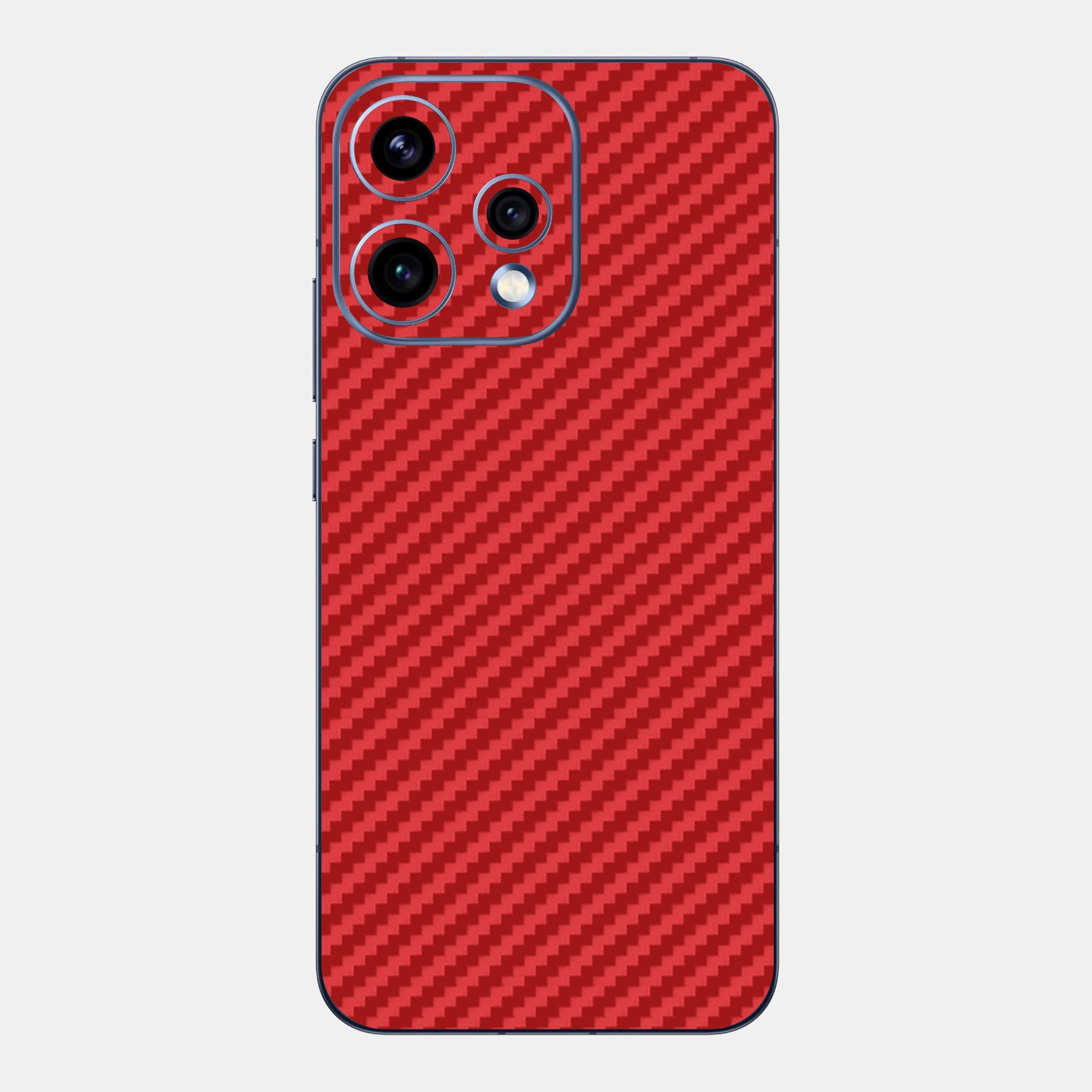 Carbon Fibre Red Glass Back