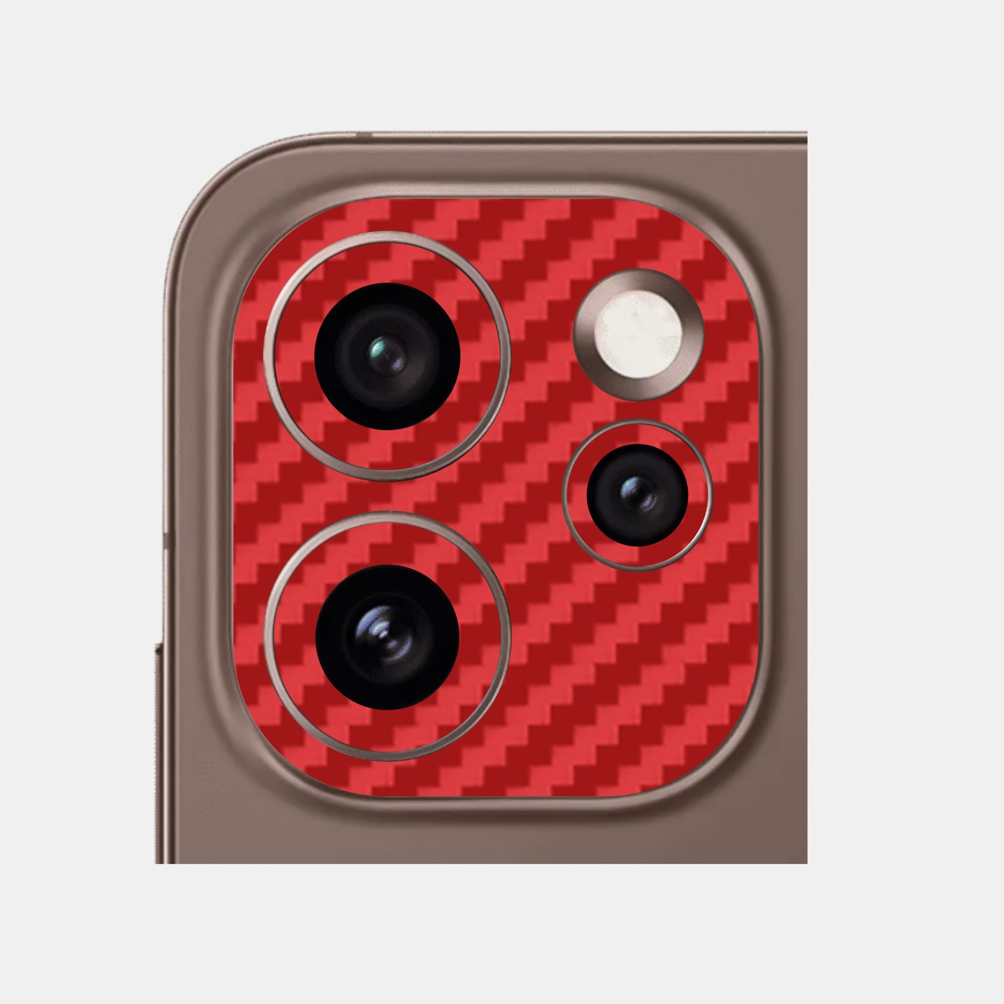 Carbon Fibre Red Pack of 2