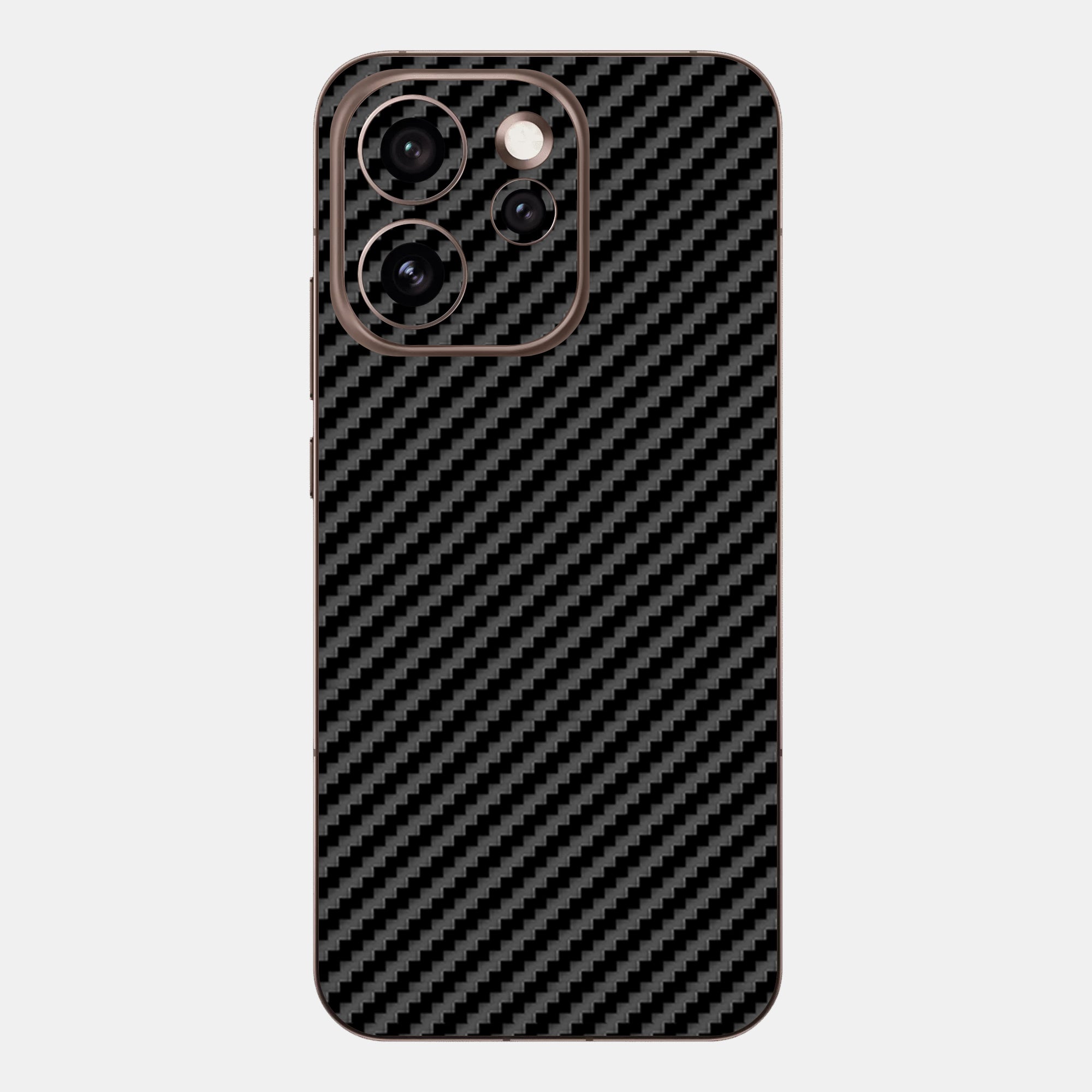 Carbon Fibre Black Glass Back