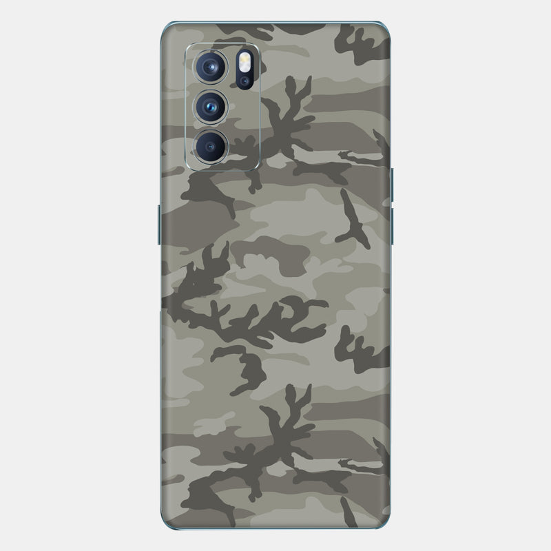 Dessert Camo Glass Back