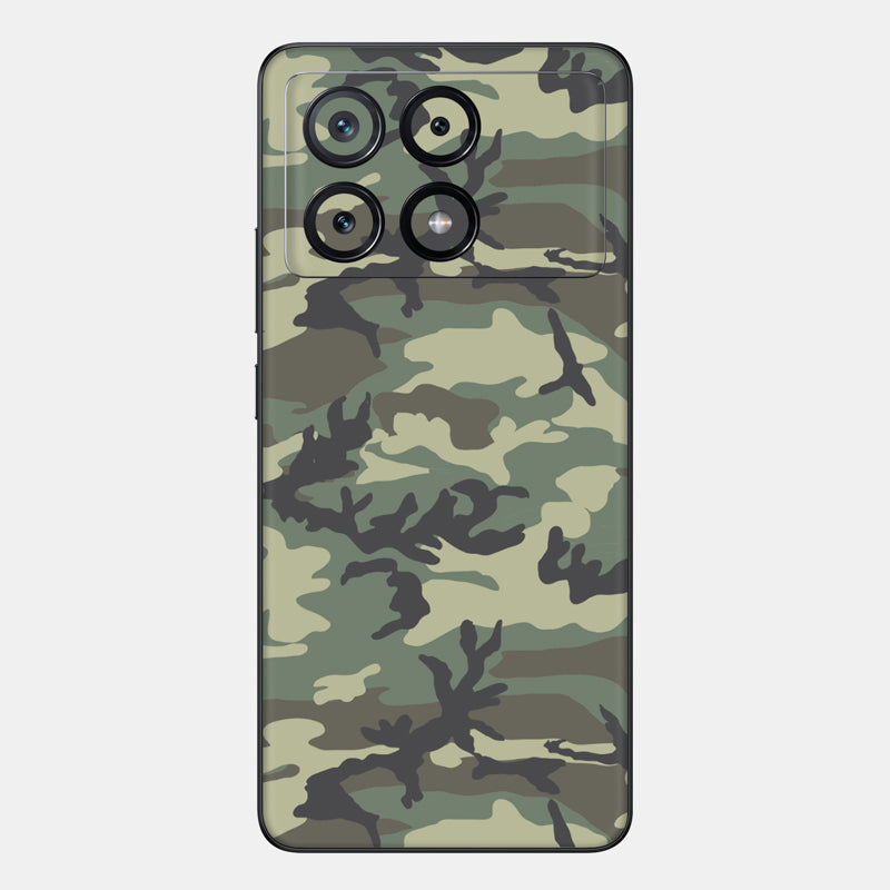Forest Camo Glass Back