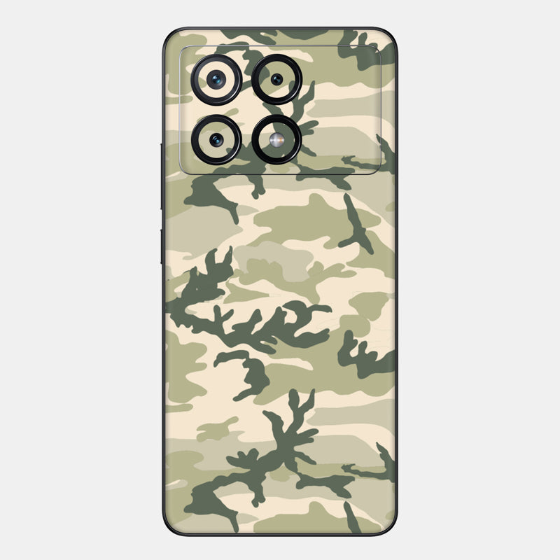 Military Camo Glass Back