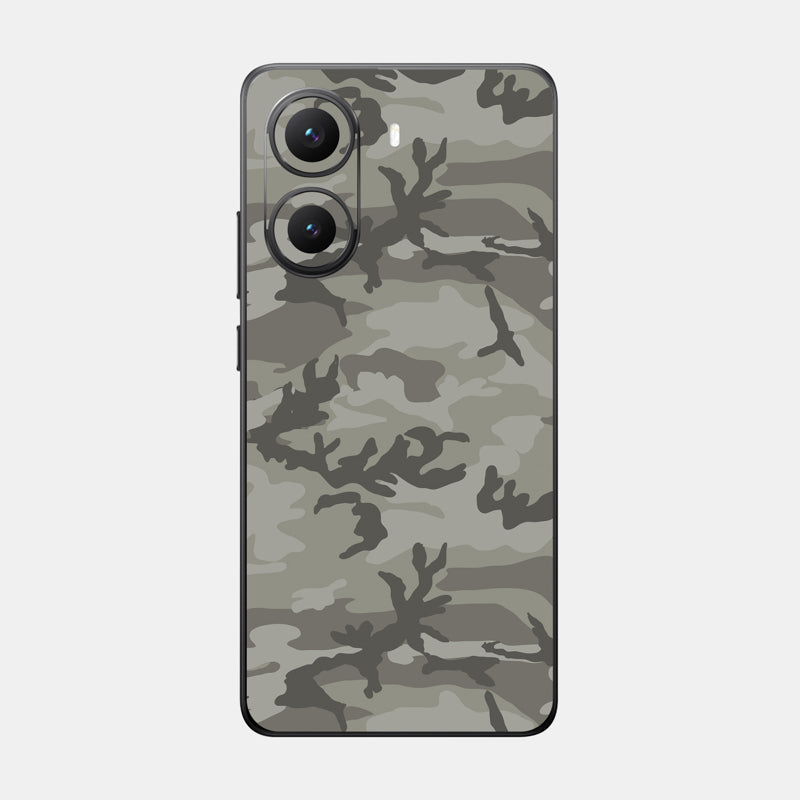 Dessert Camo Glass Back