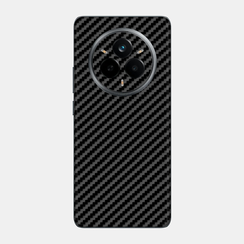 Carbon Fibre Black Glass Back