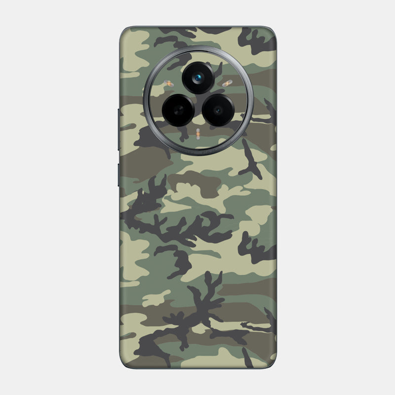 Forest Camo Glass Back