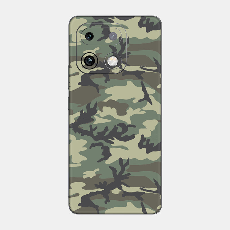 Forest Camo Glass Back