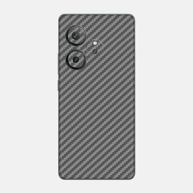 Carbon Fibre Grey Glass Back