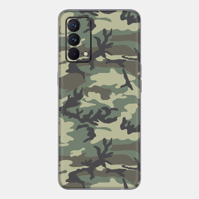 Forest Camo Glass Back