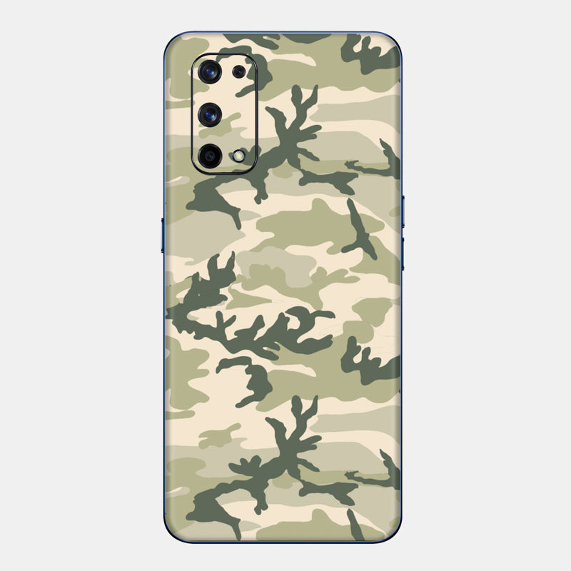 Military Camo Glass Back