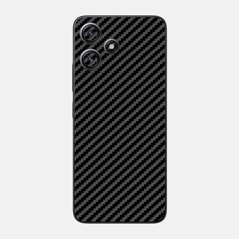 Carbon Fibre Black Glass Back