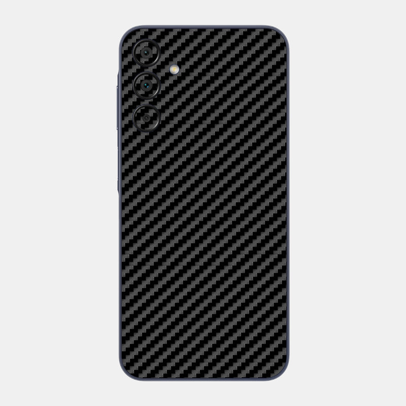 Carbon Fibre Black Glass Back