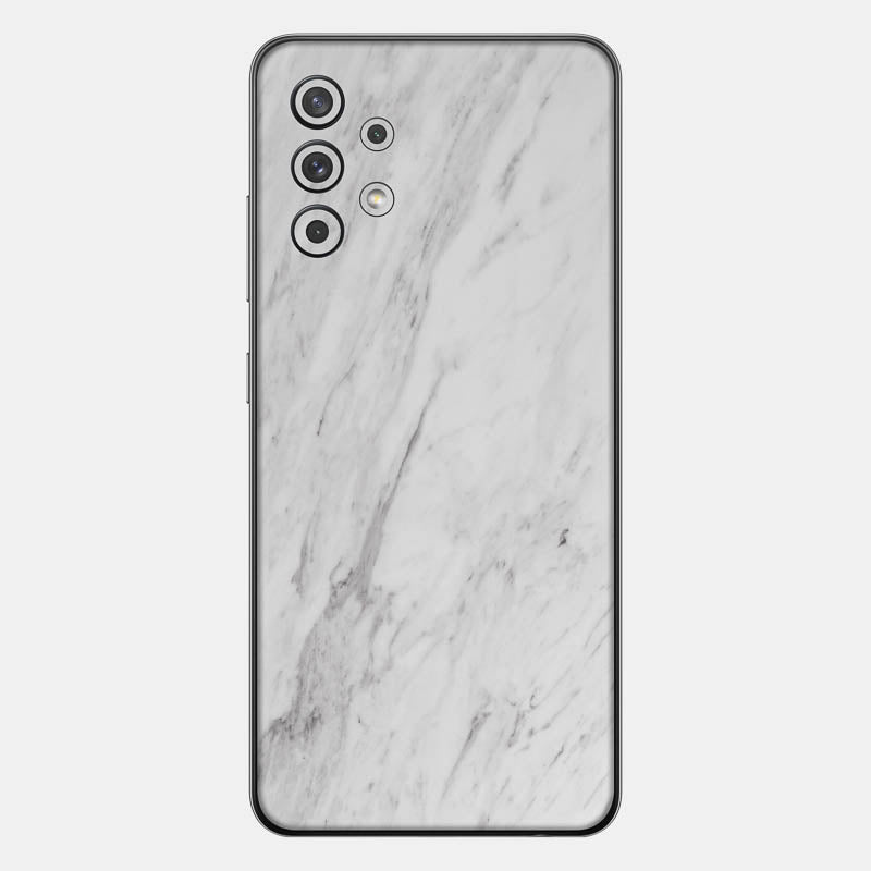 White Marble Glass Back