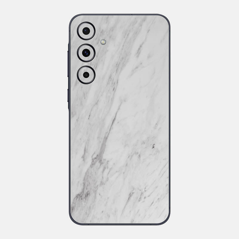 White Marble Glass Back