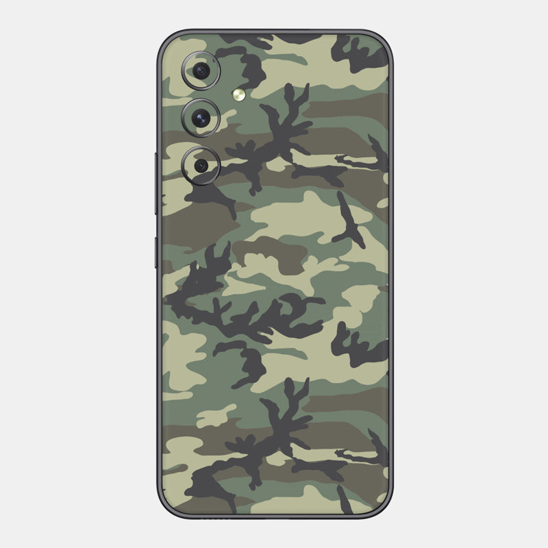 Forest Camo Glass Back