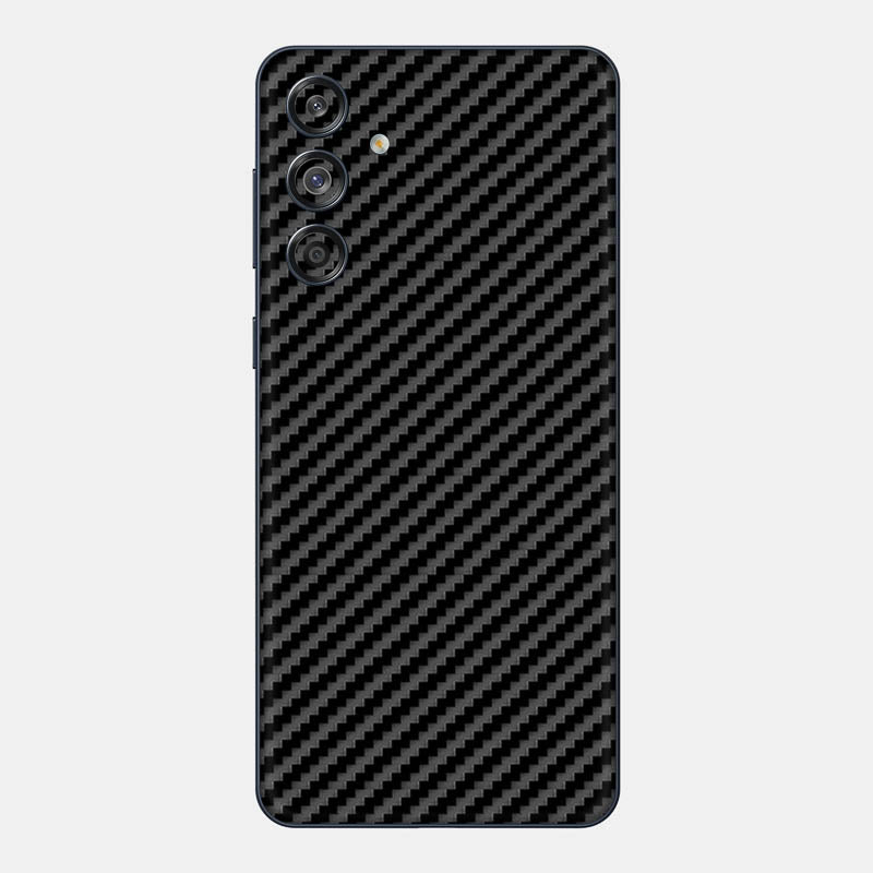 Carbon Fibre Black Glass Back