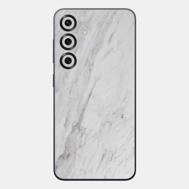 White Marble Glass Back