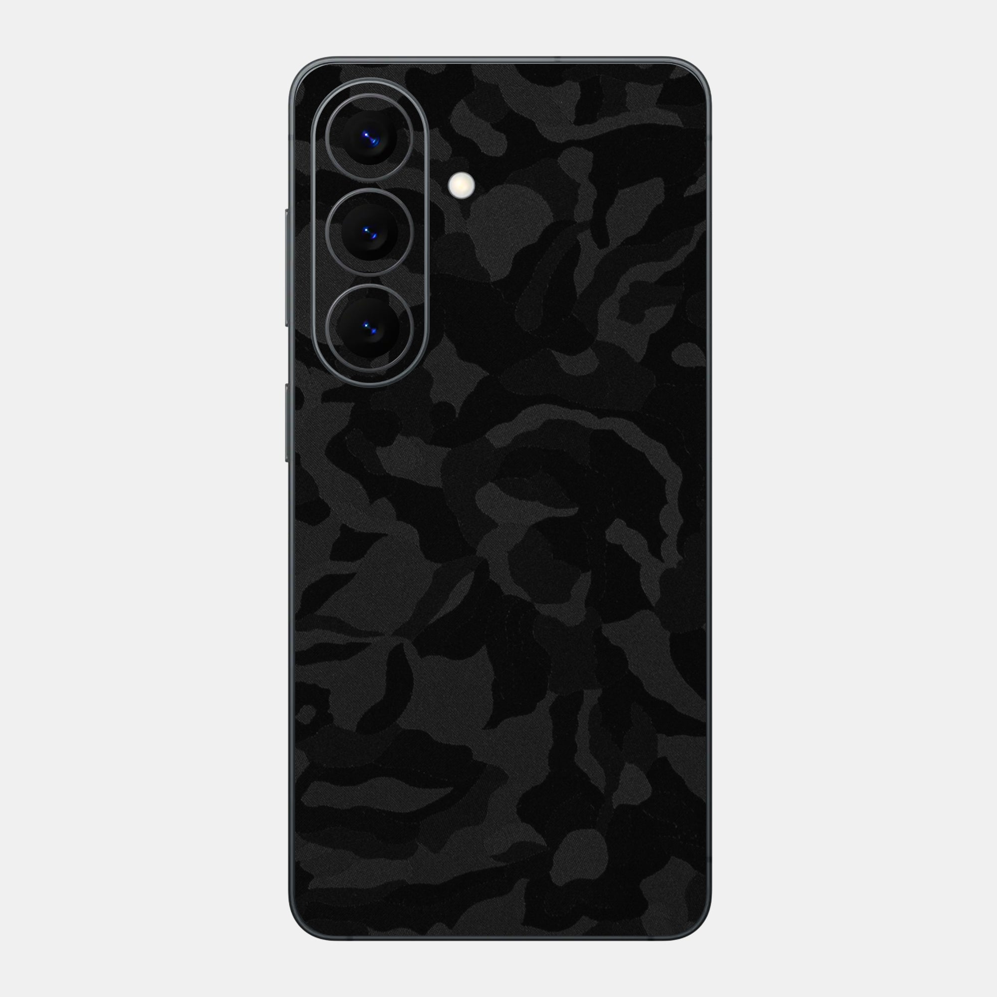 Black Camo Glass Back