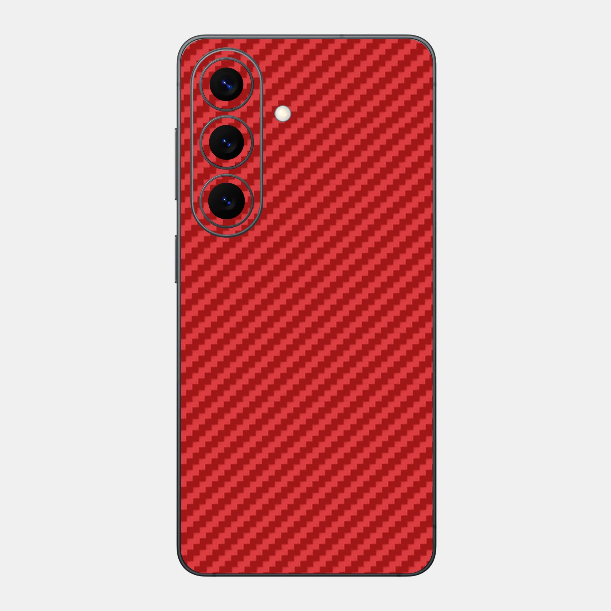 Carbon Fibre Red Glass Back