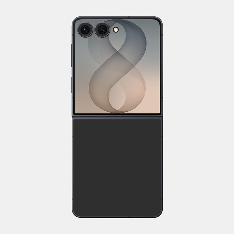 Matte Black Glass Back