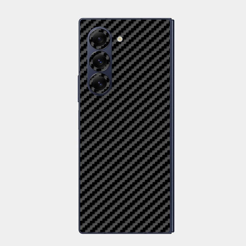 Carbon Fibre Black Glass Back