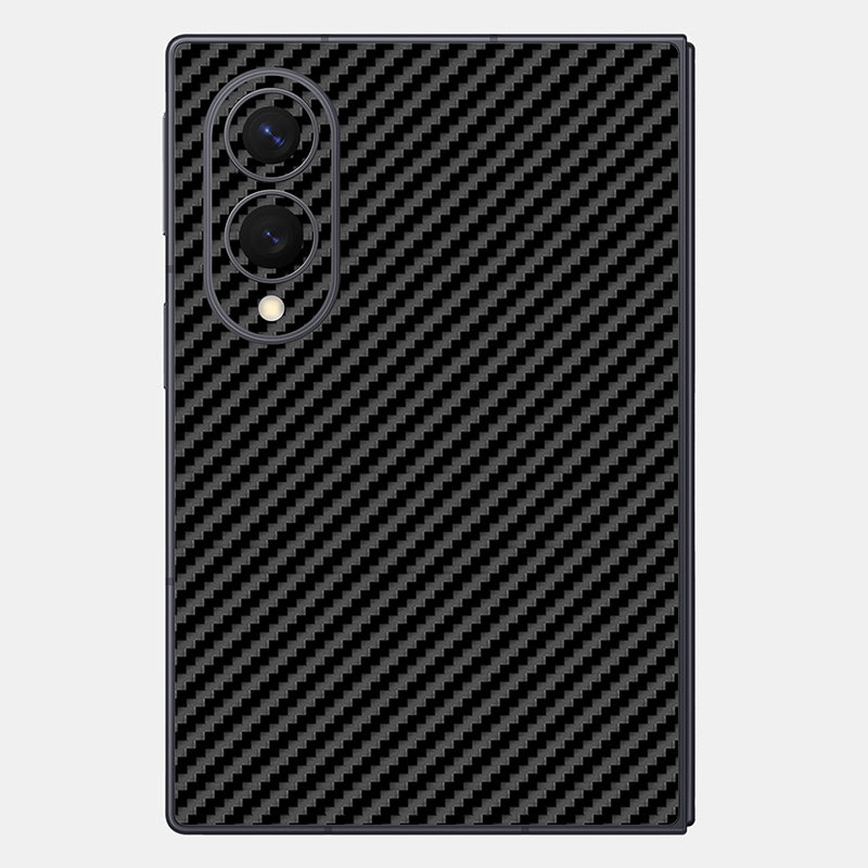 Carbon Fibre Black Glass Back