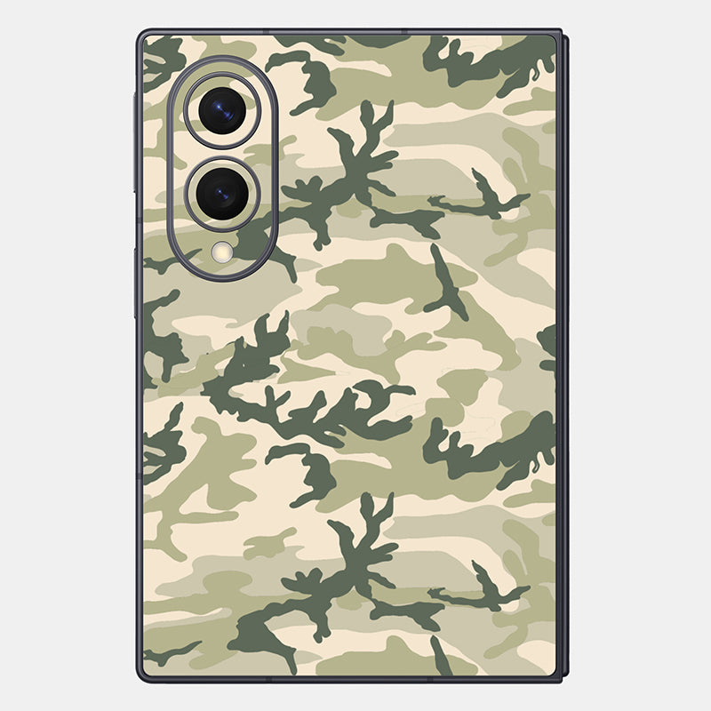 Military Camo Glass Back