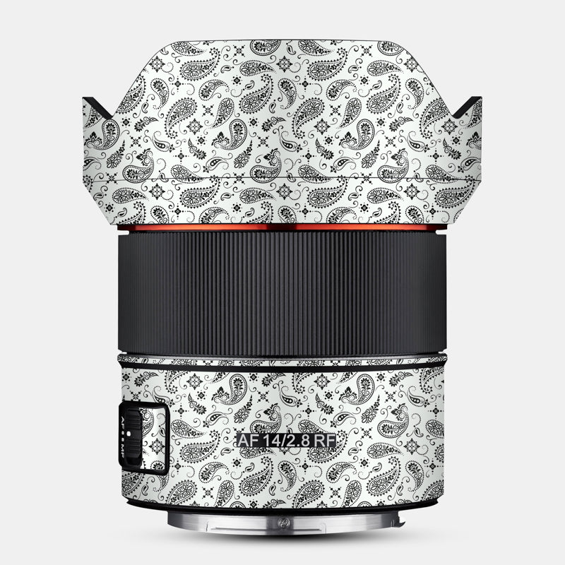 White Paisley Full Body