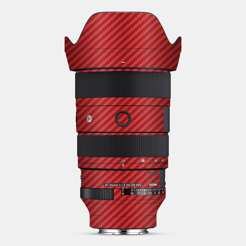 Carbon Fibre Red Full Body