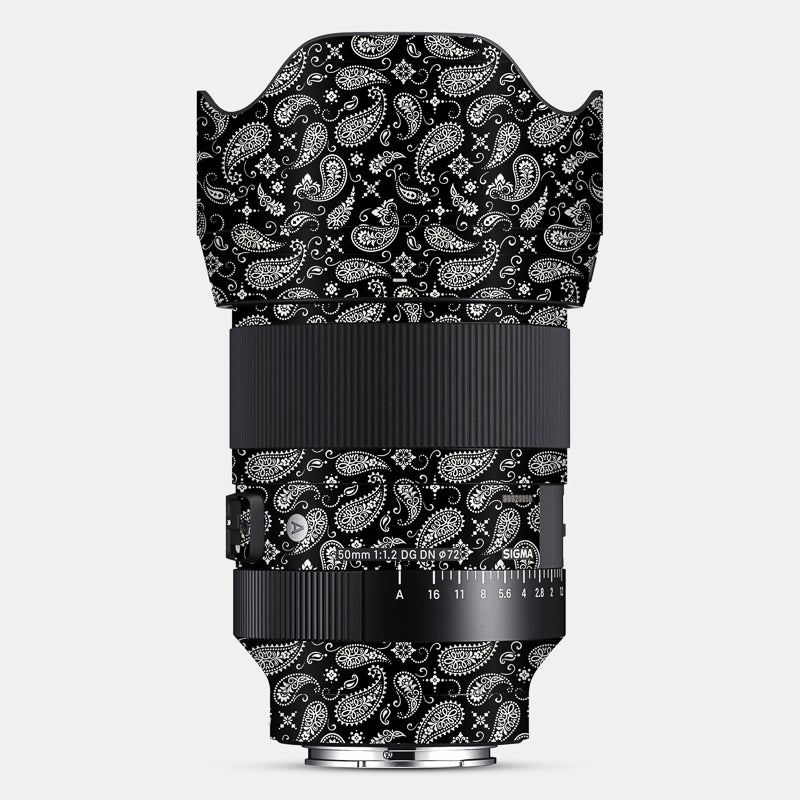 Black Paisley Full Body